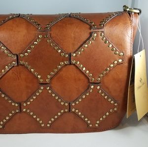 NWT Patricia Nash Studded Leather Crossbody